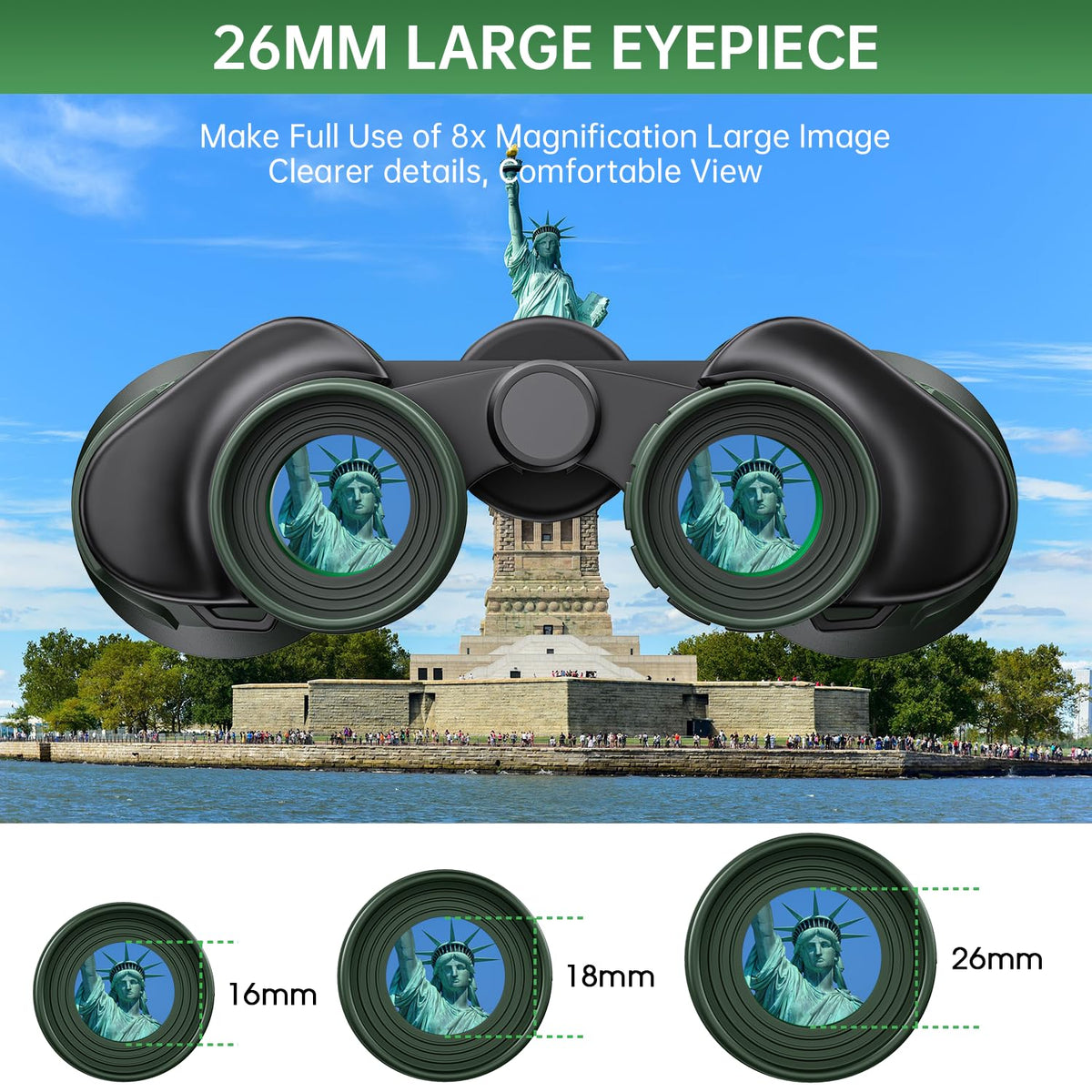 FLYANT waterproof binoculars against a rugged backdrop