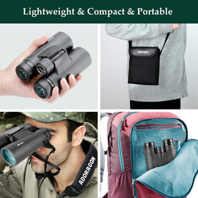 Adorrgon binoculars set against a scenic outdoor backdrop